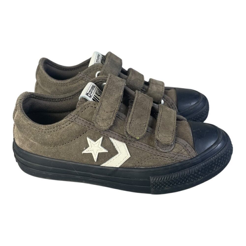 Converse Star Player 76 Suede Brown Easy On Sneakers Youth Size -11